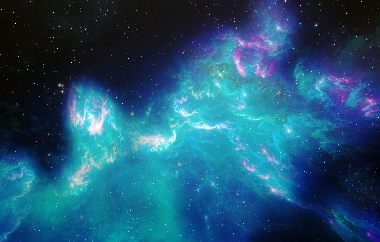 Photo Wallpaper The Sky, Galaxy, Night, Stars, Space, - Скайрим Космос - HD Wallpaper 