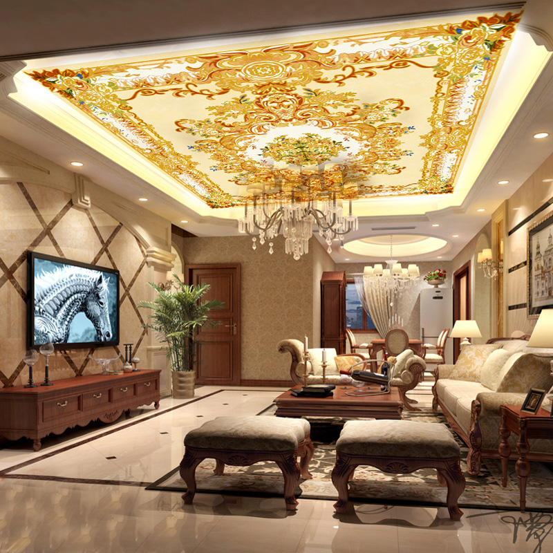 Gold 3d Ceiling - 800x800 Wallpaper - teahub.io