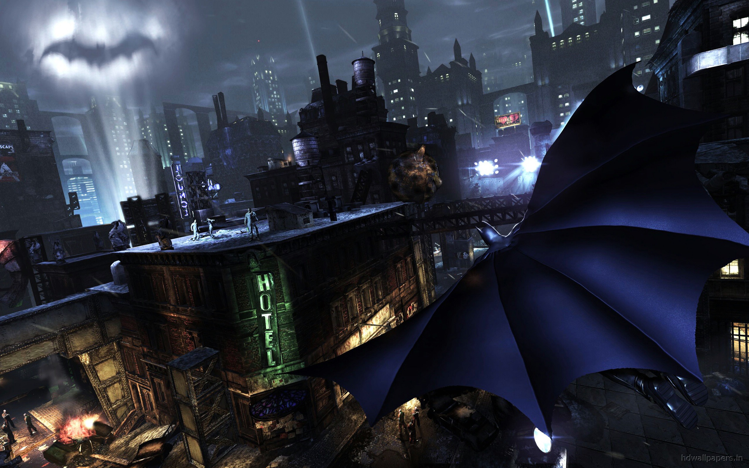 Batman Arkham City - Batman Gotham City Wallpaper Hd - HD Wallpaper 