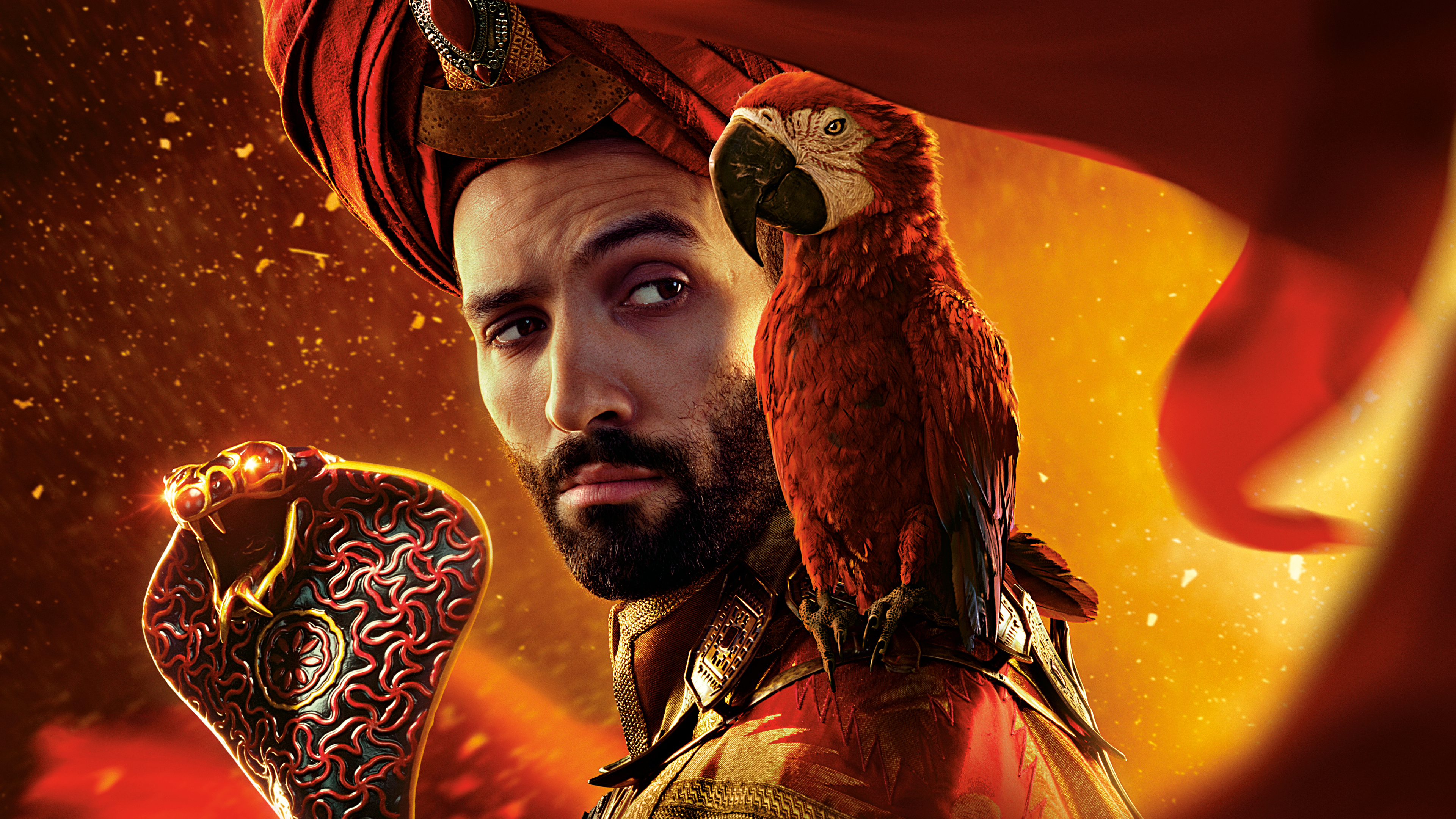 Jafar In Aladdin 2019 4k - Aladdin 2019 Jafar - HD Wallpaper 