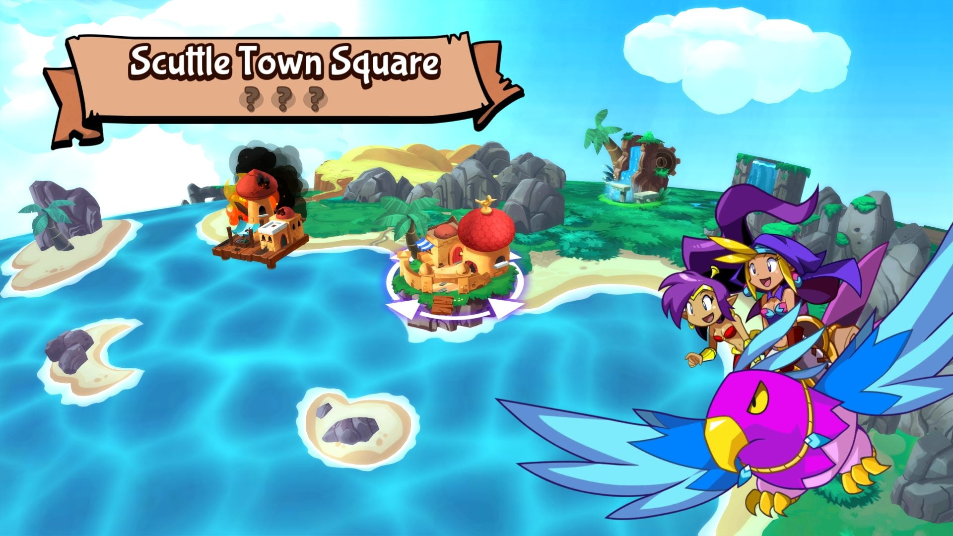 Shantae Half Genie Hero Map