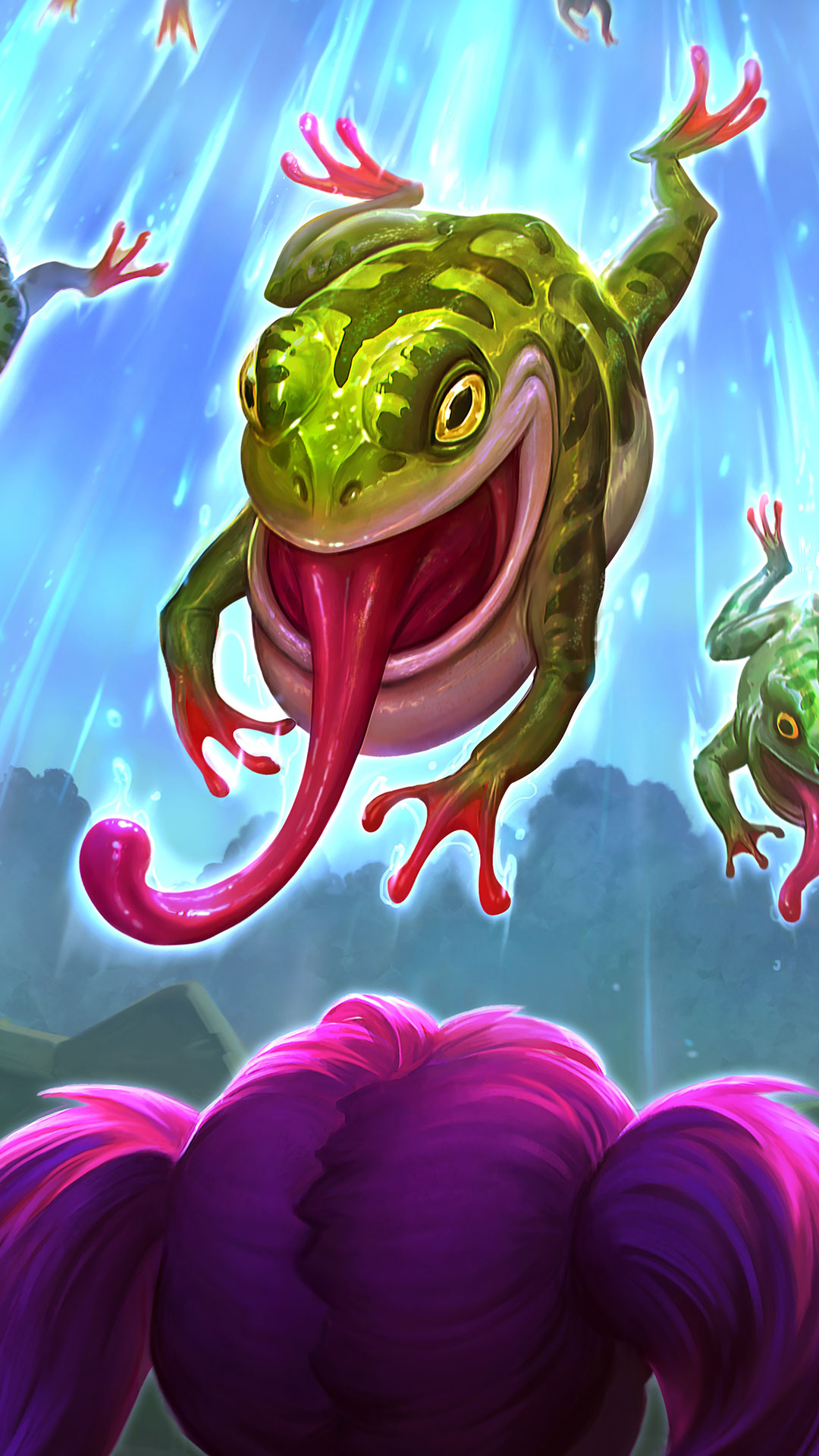 Hearthstone Rain Of Toads - 1080x1920 Wallpaper - Teahub.io