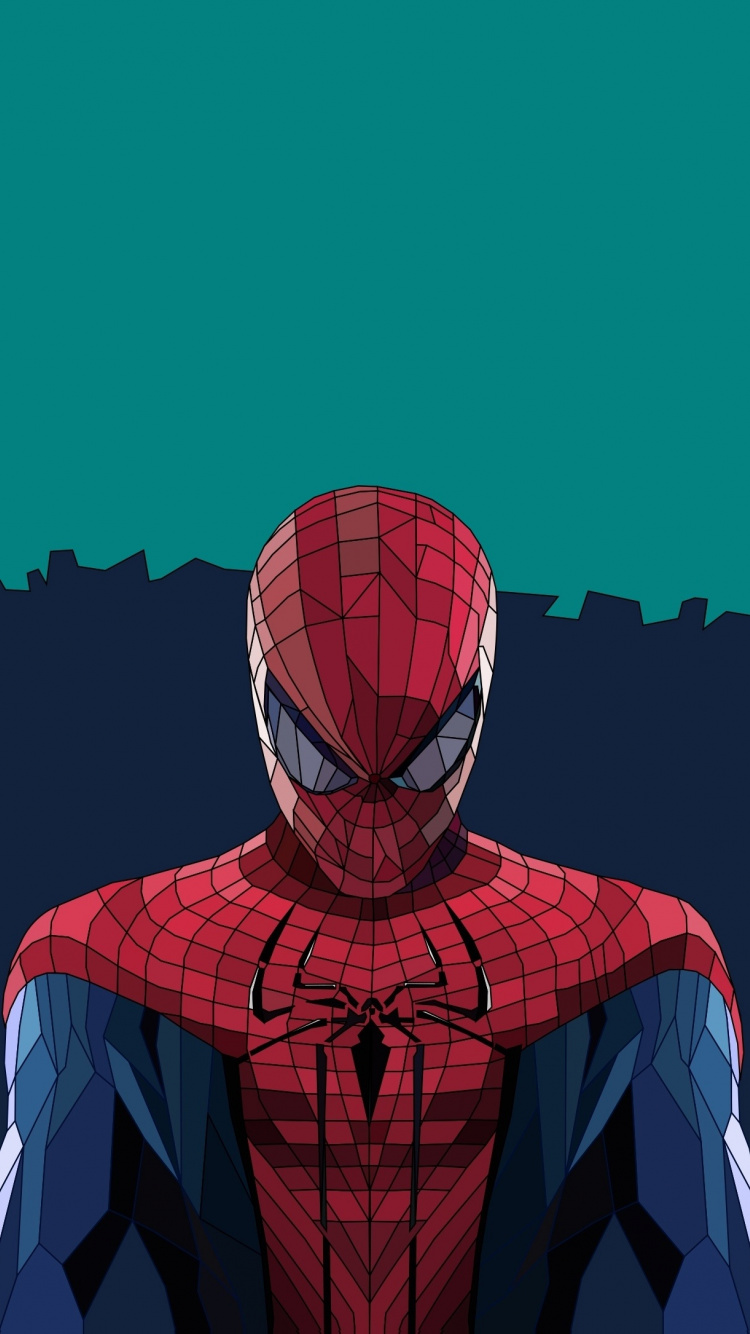 Spider-man, Low Poly, Art, Wallpaper - HD Wallpaper 