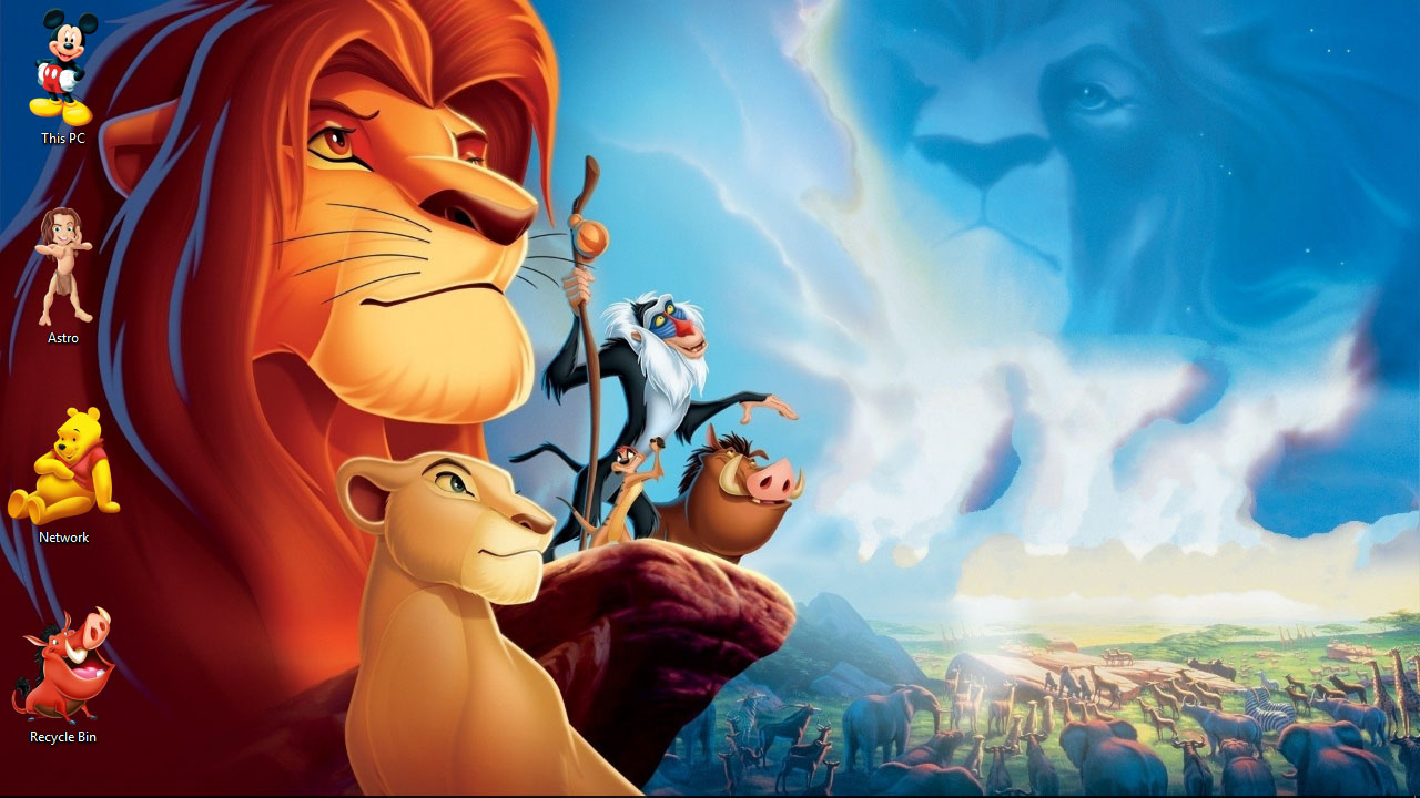 Simba Mufasa Timon Pumba - HD Wallpaper 