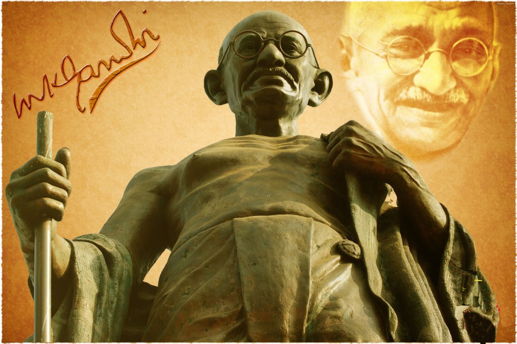 Mahatma Gandhi - HD Wallpaper 
