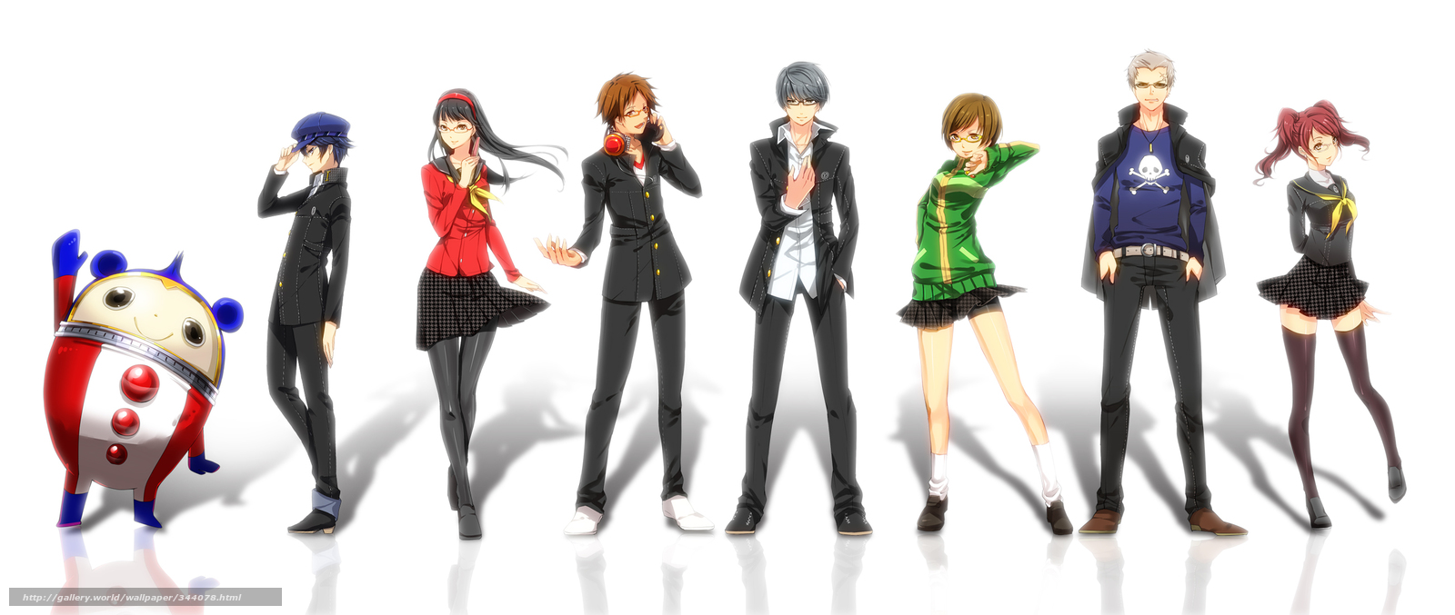 Download Wallpaper Persona 4 Satonaka Chie Amagi Yukiko Amagi 1600x677 Wallpaper Teahub Io