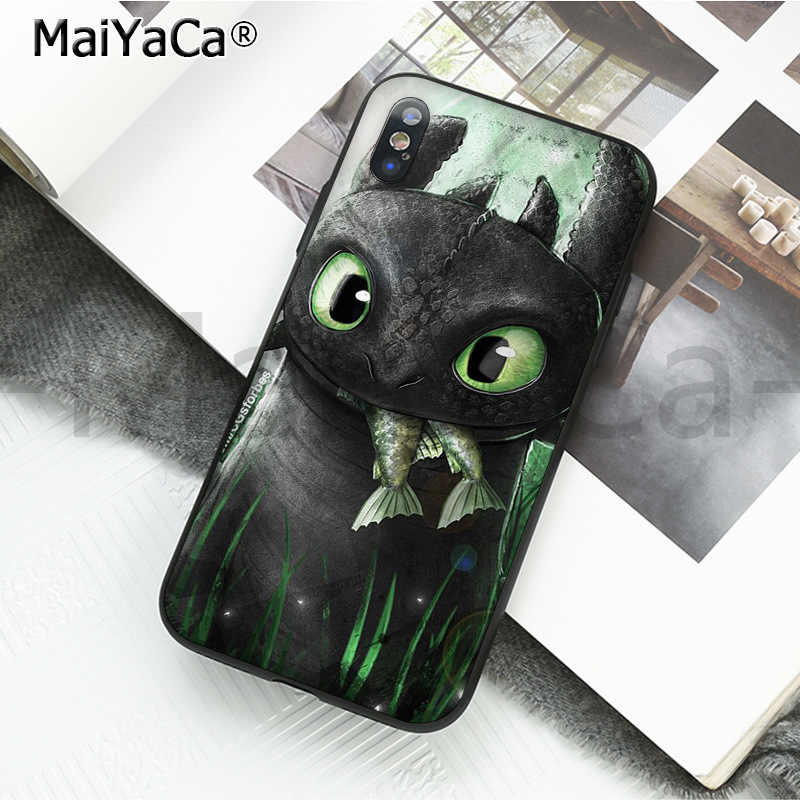 Maiyaca Cute Phone Accessories Toothless Train Your - Cute Toothless Phone Case - HD Wallpaper 
