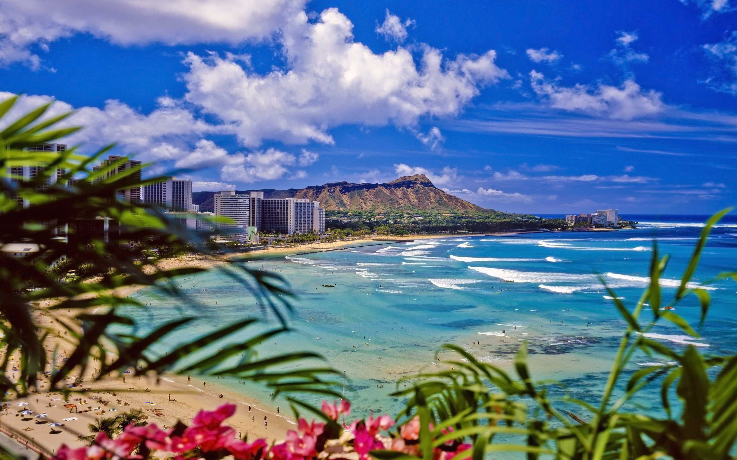 Data Src Best Waikiki Beach Wallpaper - HD Wallpaper 