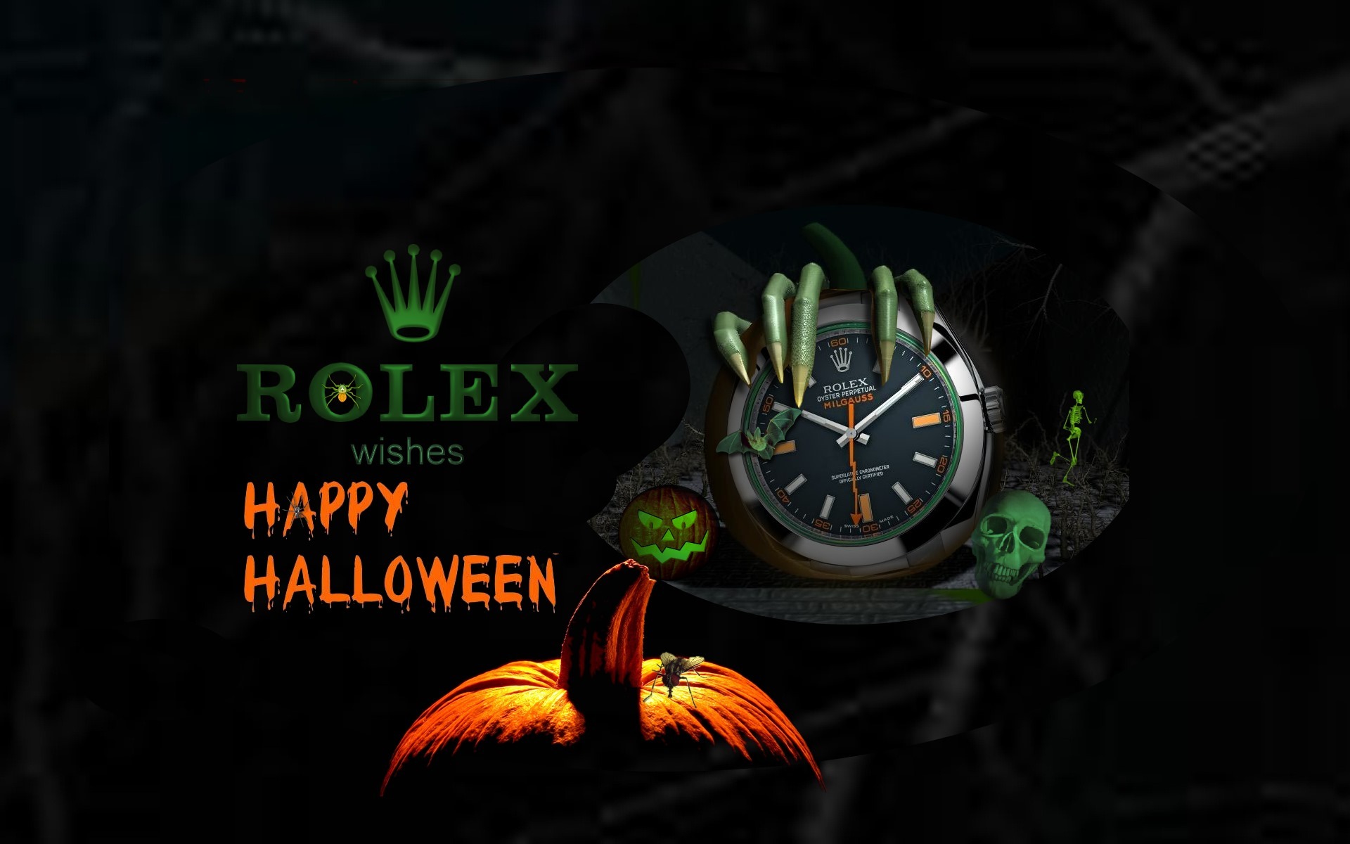 Halloween Rolex - HD Wallpaper 