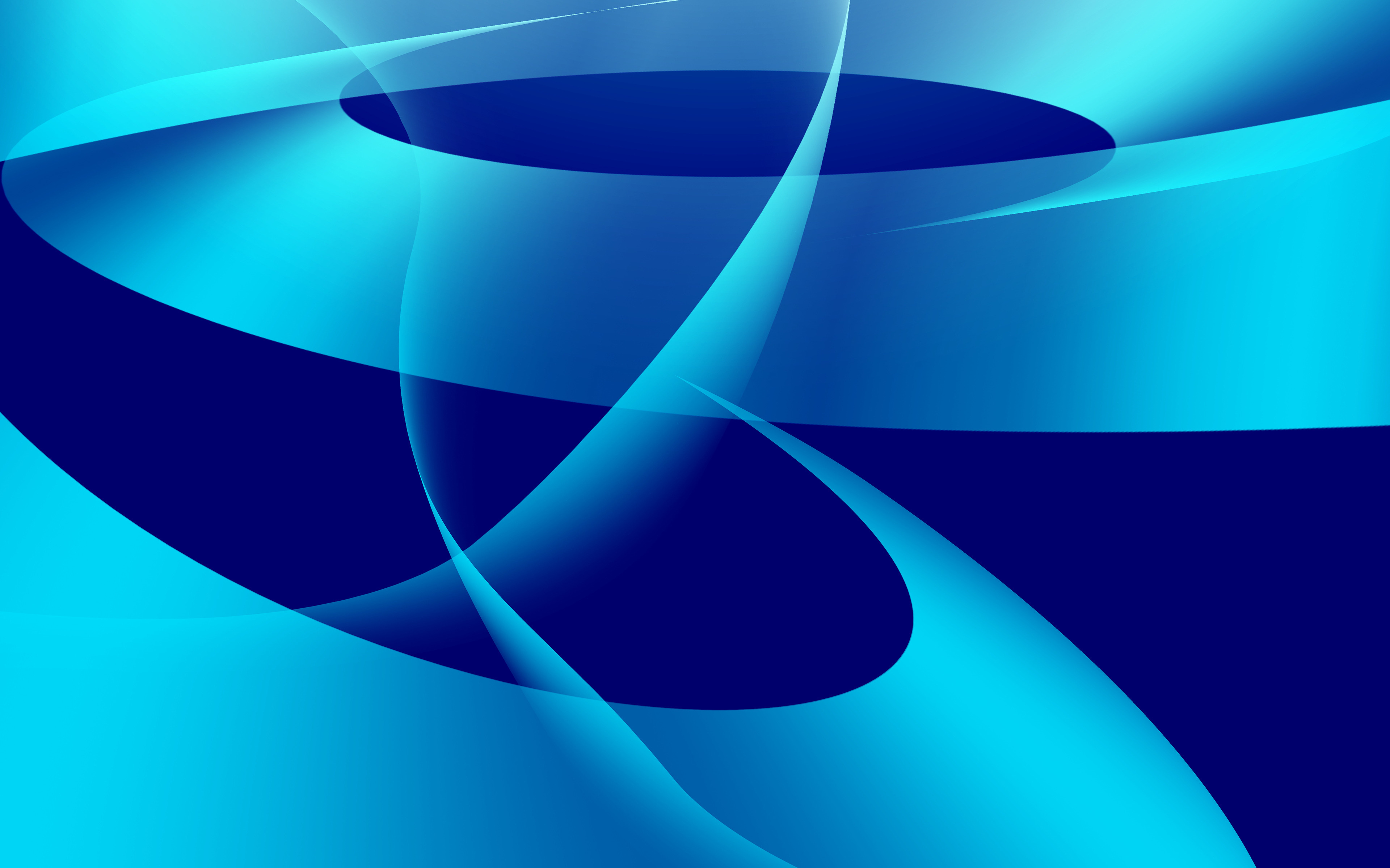 Blue Waves, Abstract, Blue Background, Wallpaper - Blue Backgrounds - HD Wallpaper 