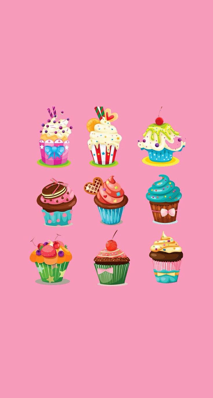 cute cupcakes wallpaper