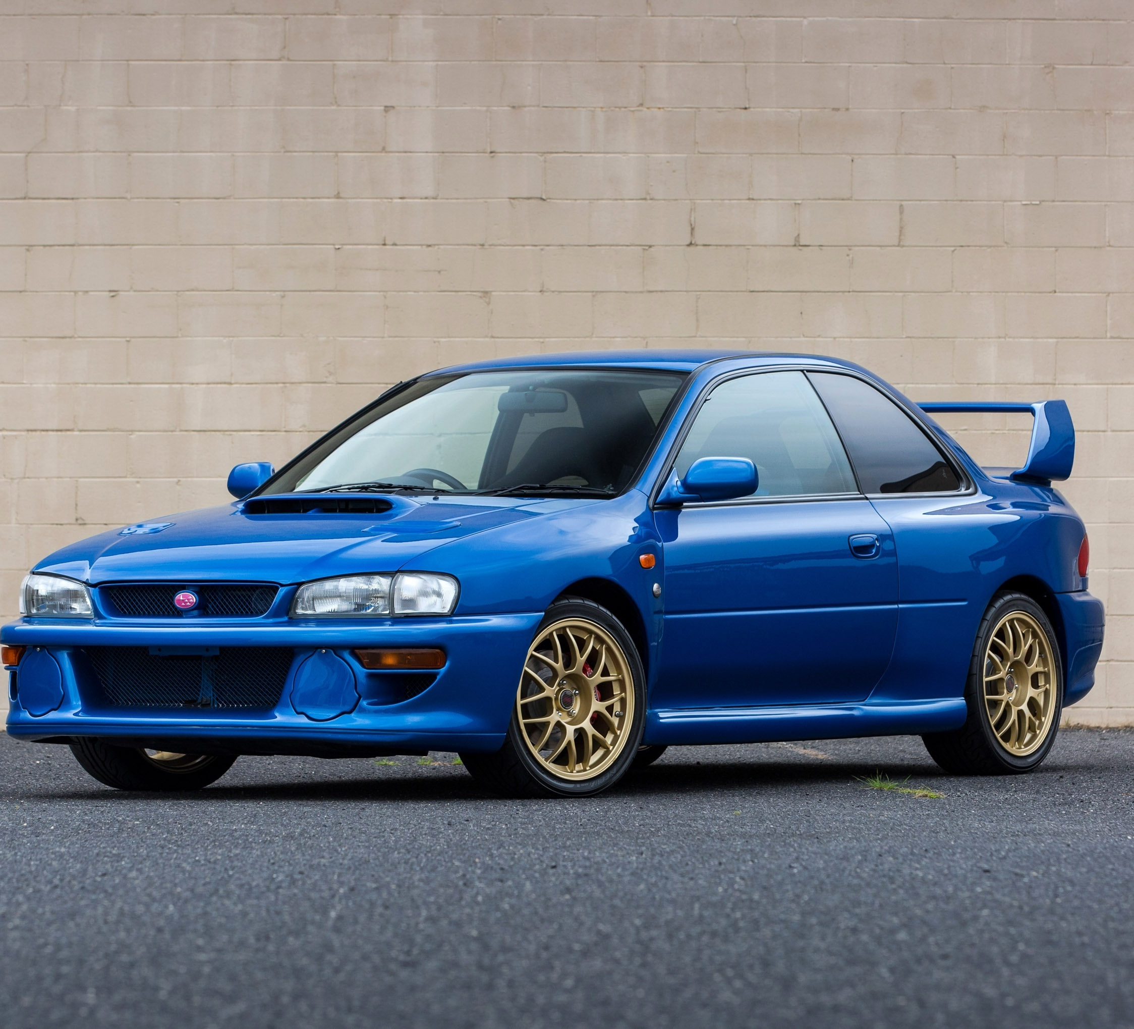 Classic Car, Subaru Impreza, Blue, Wallpaper - HD Wallpaper 