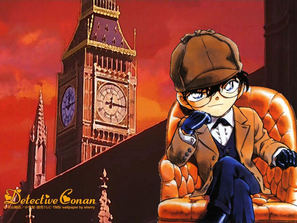 Conan Edogawa Sherlock Holmes - HD Wallpaper 