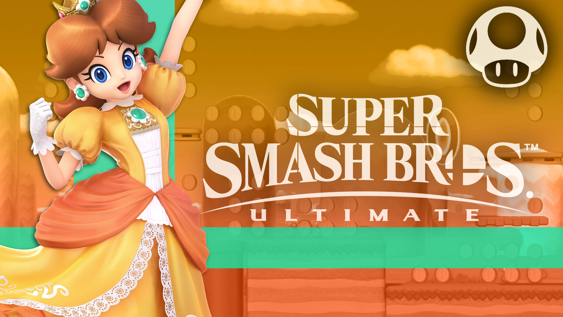 1920x1080, Princess Daisy - Snake Super Smash Bros Ultimate - 1920x1080 ...