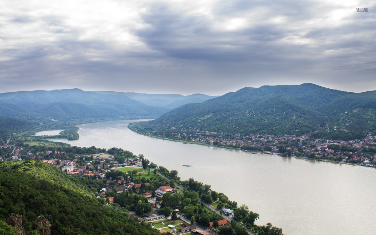 Danube Bend Hungary Europe Wallpapers - Danube - HD Wallpaper 