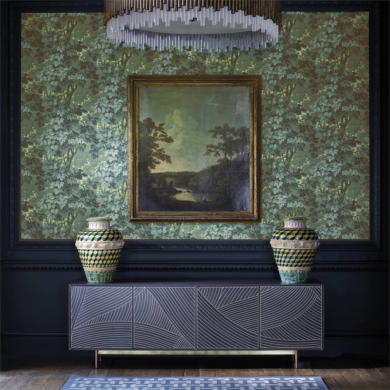 Richmond Park, A Wallpaper By Zoffany, Part Of The - Cole And Son Chiavi Segrete - HD Wallpaper 