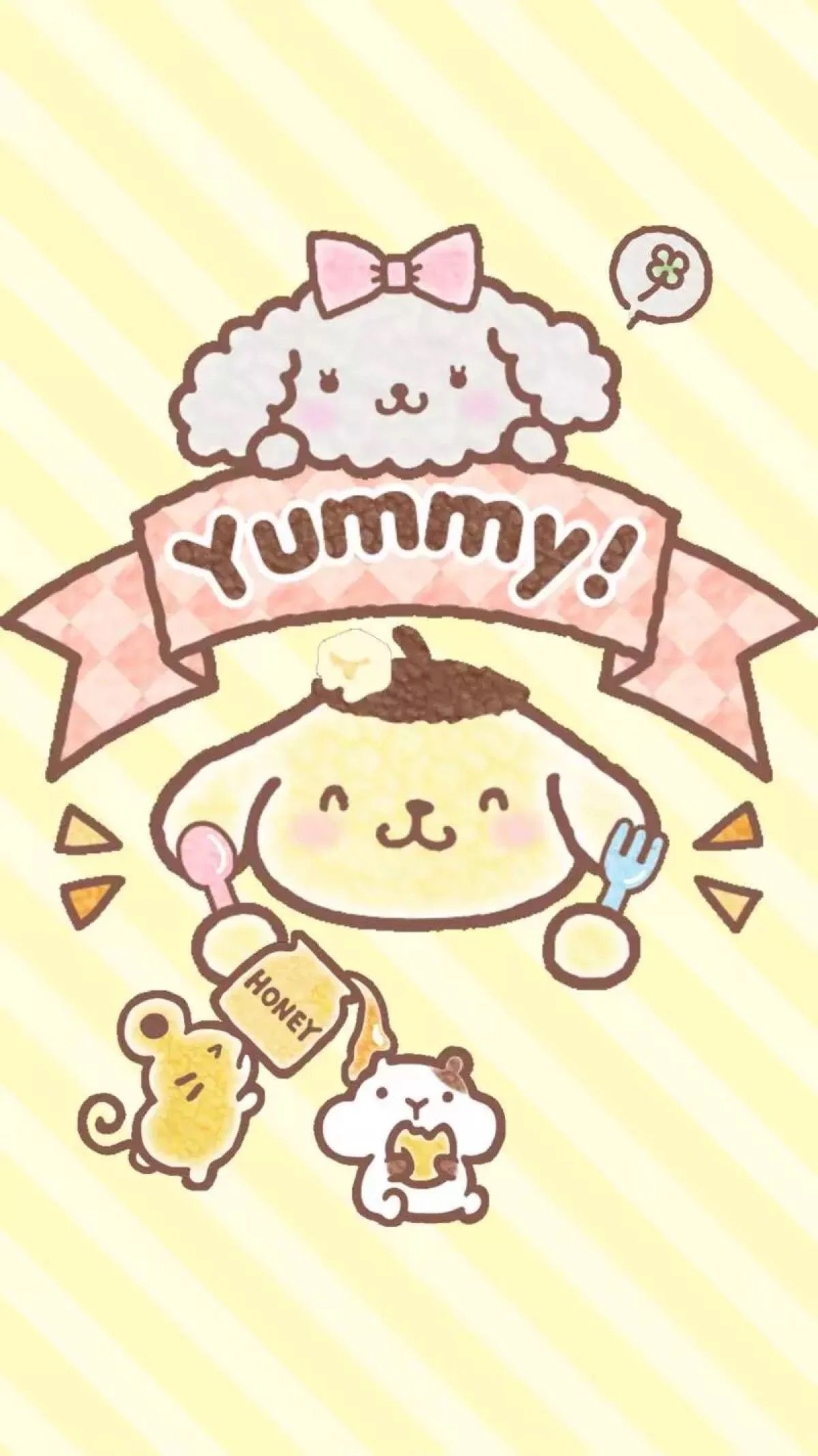 Sanrio Wallpaper Kawaii Wallpaper Phone Backgrounds 布 甸 狗 桌布 10x2136 Wallpaper Teahub Io