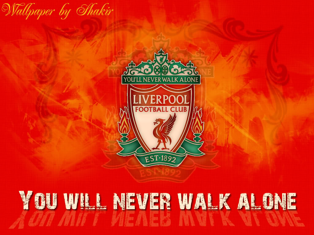 Liverpool Fc Logo Wallpapers Hd Liverpool Ynwa You Ll Never Walk Alone 1024x768 Wallpaper Teahub Io