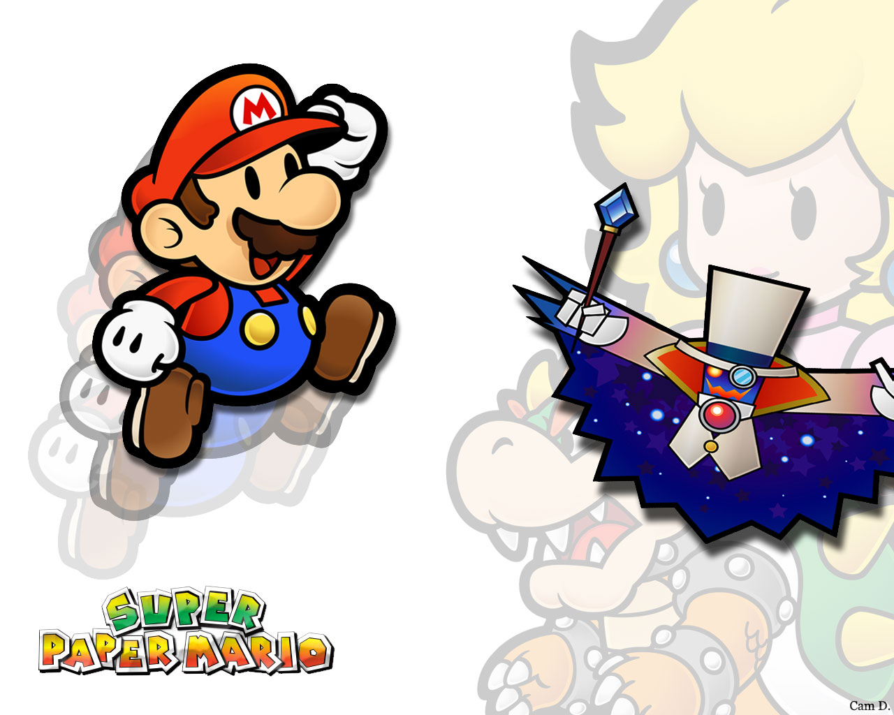 Super Paper Mario , 2007 (desktop Wallpapers) - HD Wallpaper 