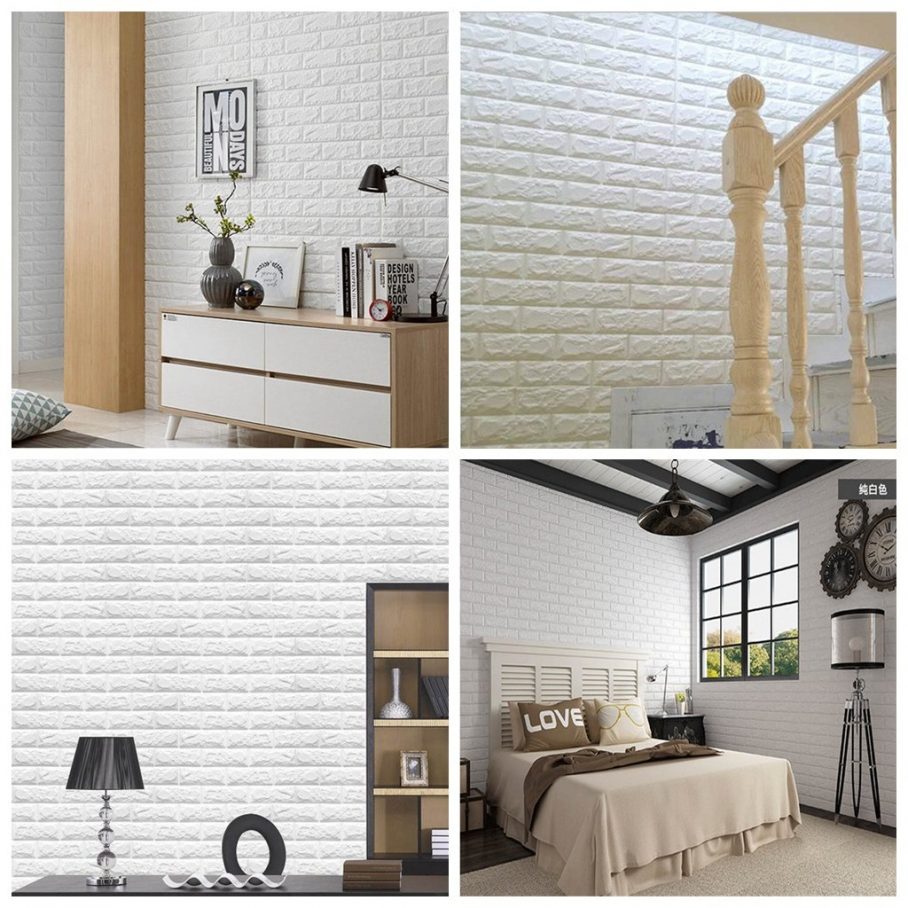 3d Wall Panels Brick - HD Wallpaper 