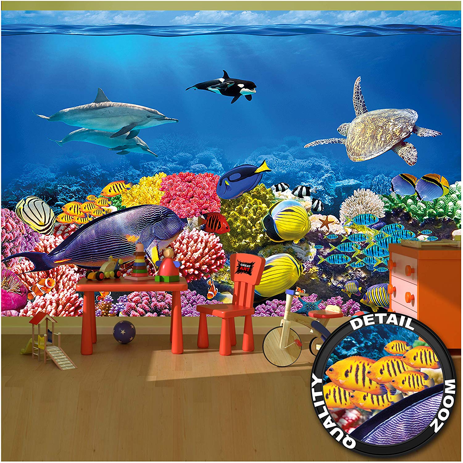 Download Colourful Fish In Sea - Teahub.io