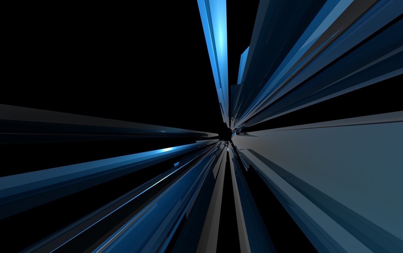 Abstract Blue Lines - 1280x804 Wallpaper 