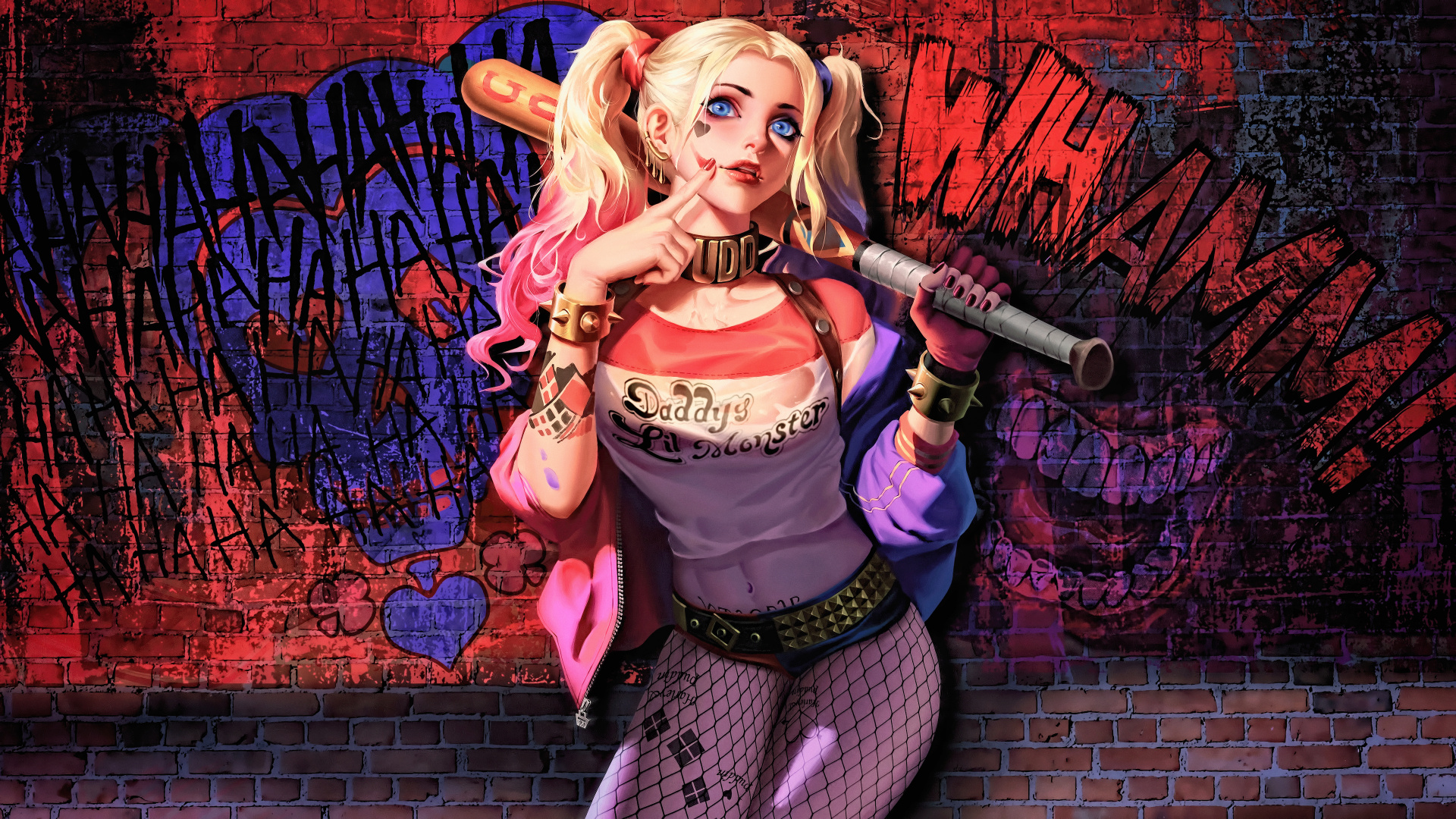 Harley Quinn Comic Wallpaper - HD Wallpaper 