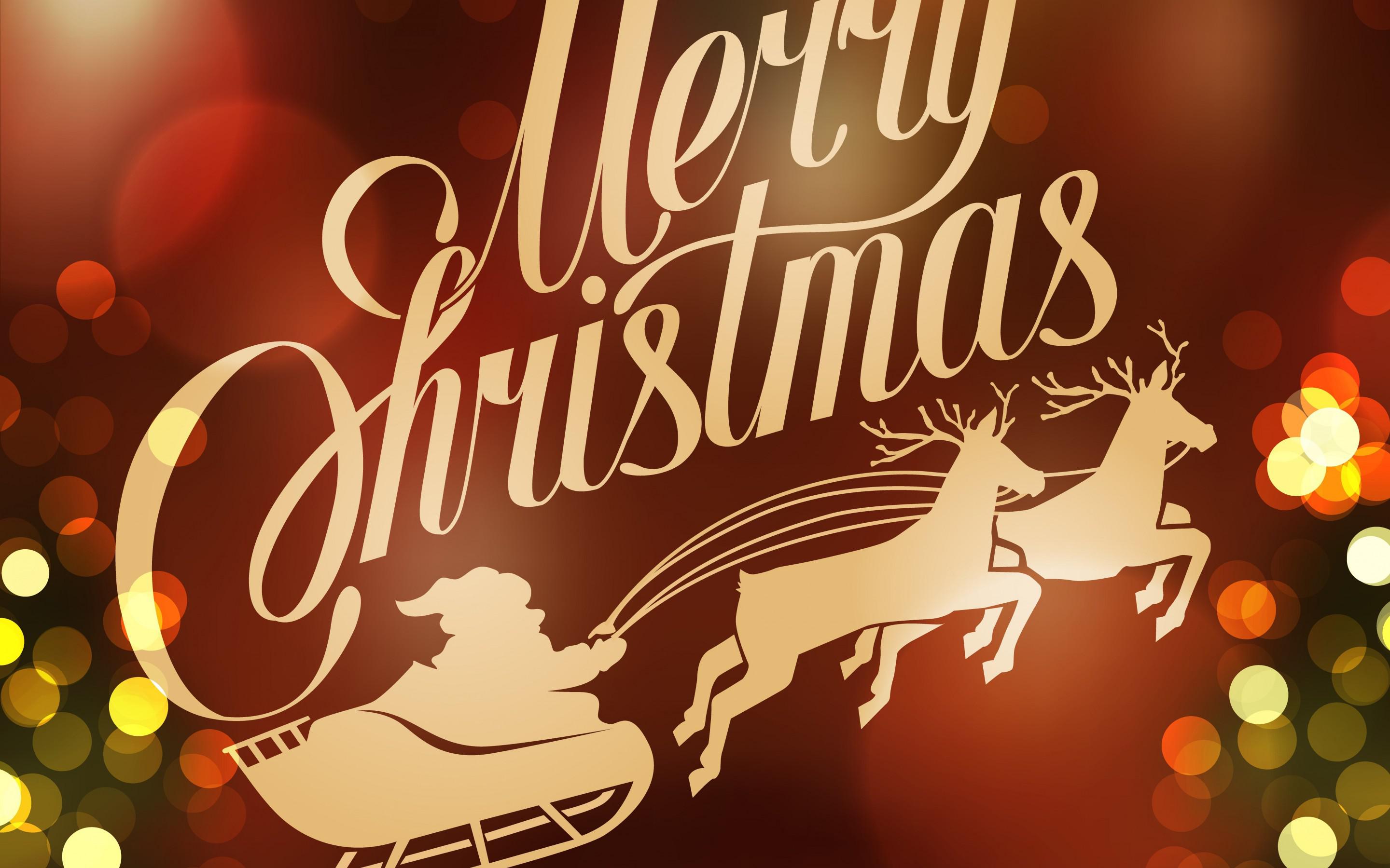 Merry Christmas Santa Hd - HD Wallpaper 