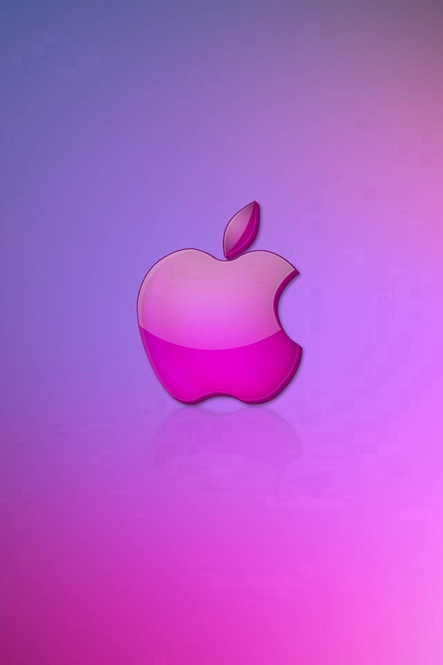Hd Wallpapers Pink Colour In Apple - 640x960 Wallpaper - teahub.io