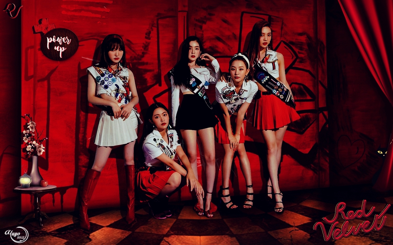 Red Velvet Power Up Power Up Red Velvet 1280x800 Wallpaper Teahub Io