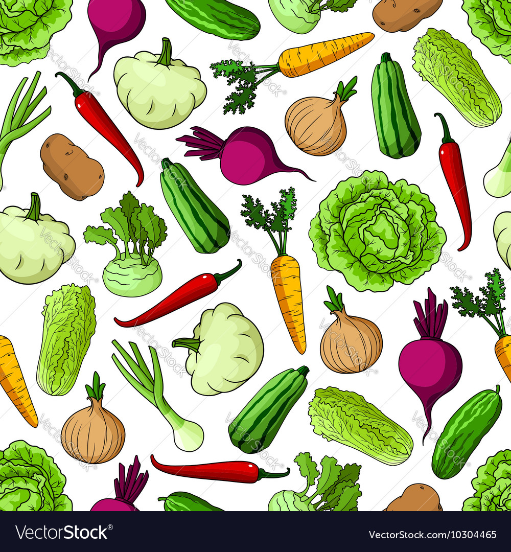 Seamless Vegetable Background - 1000x1080 Wallpaper - teahub.io