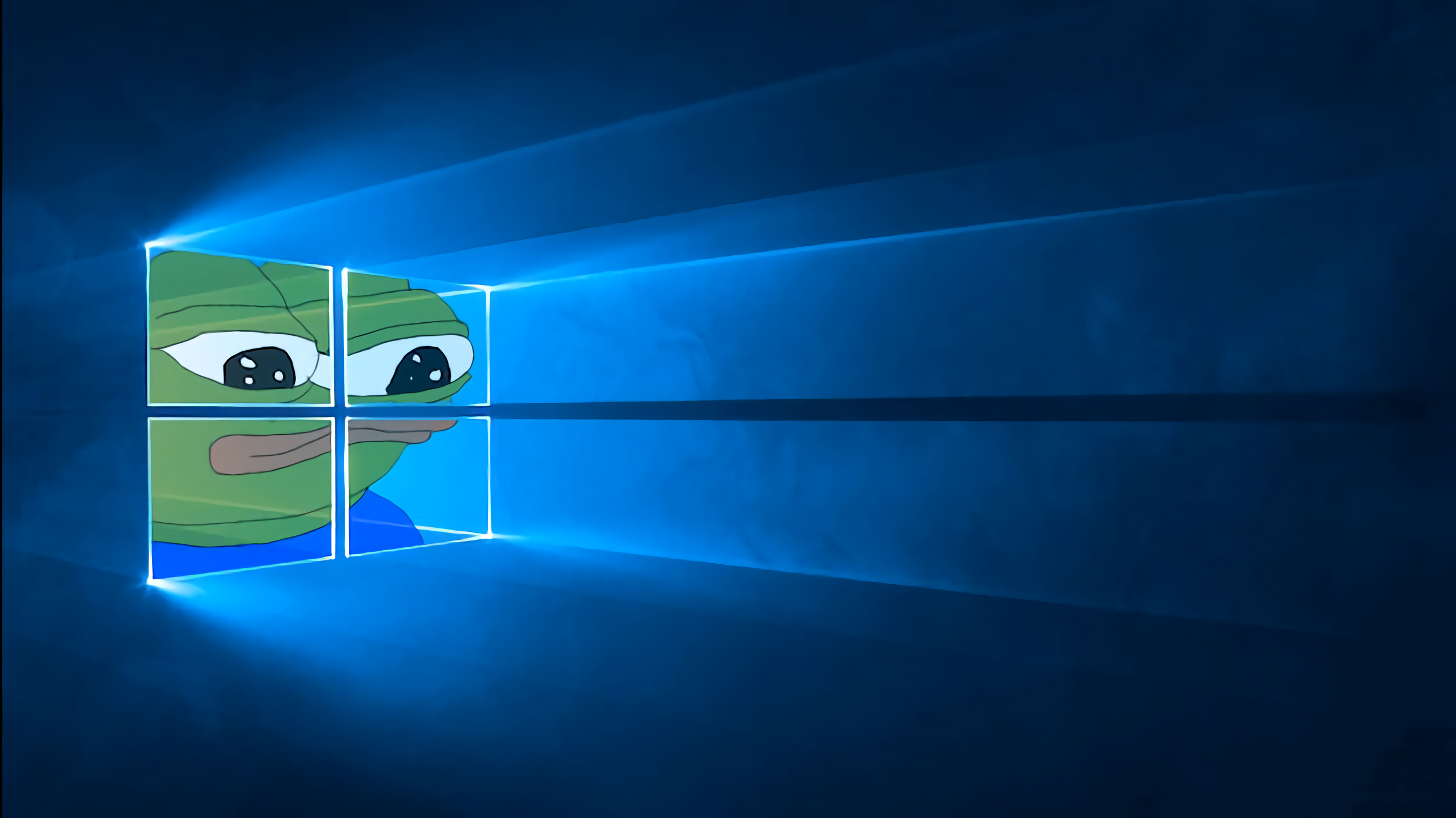 Pepe The Frog Windows 10 - 2548x1432 Wallpaper - teahub.io