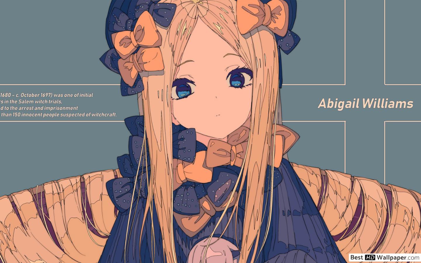 Abigail Williams Fgo Profile - 1440x900 Wallpaper - teahub.io