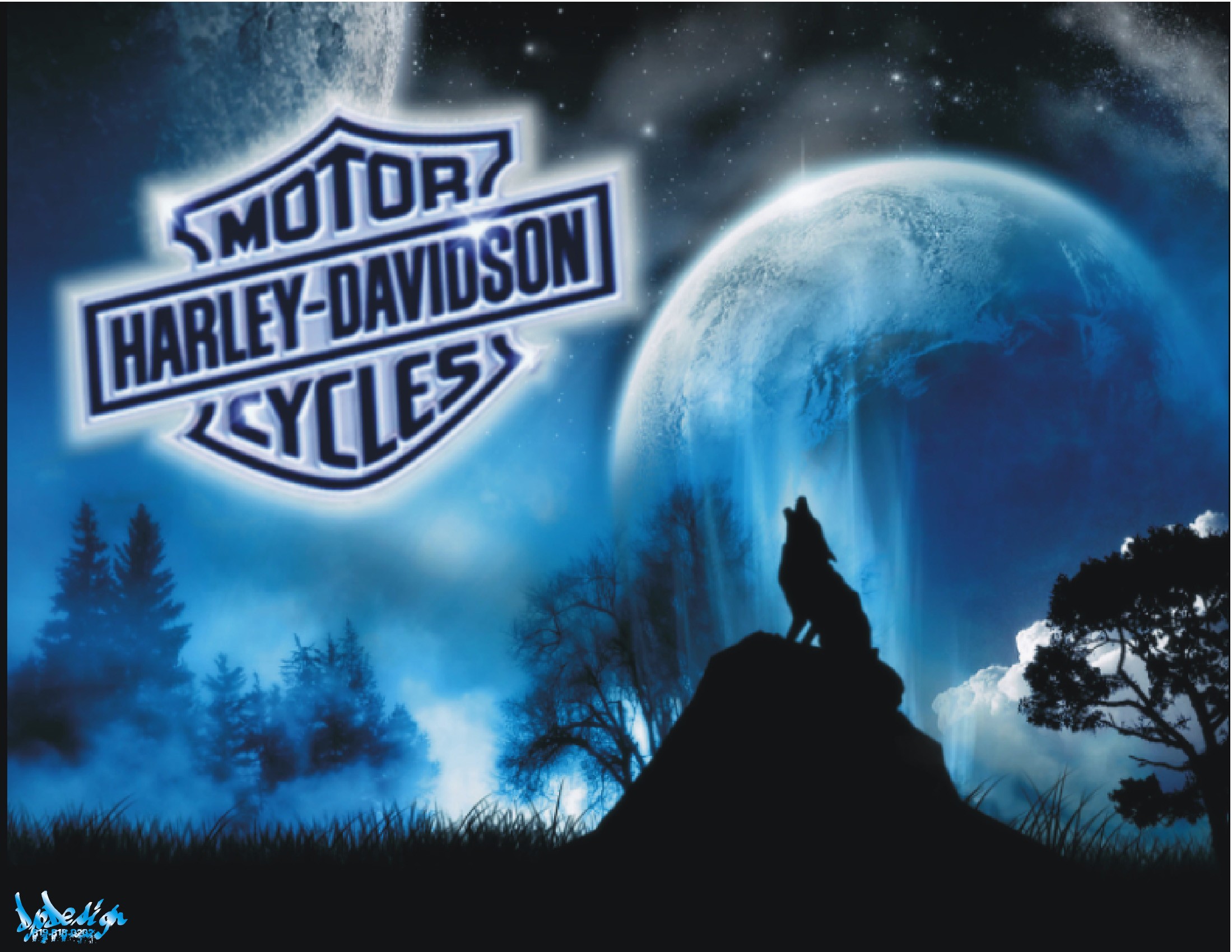 Free Harley Davidson Backgrounds - HD Wallpaper 