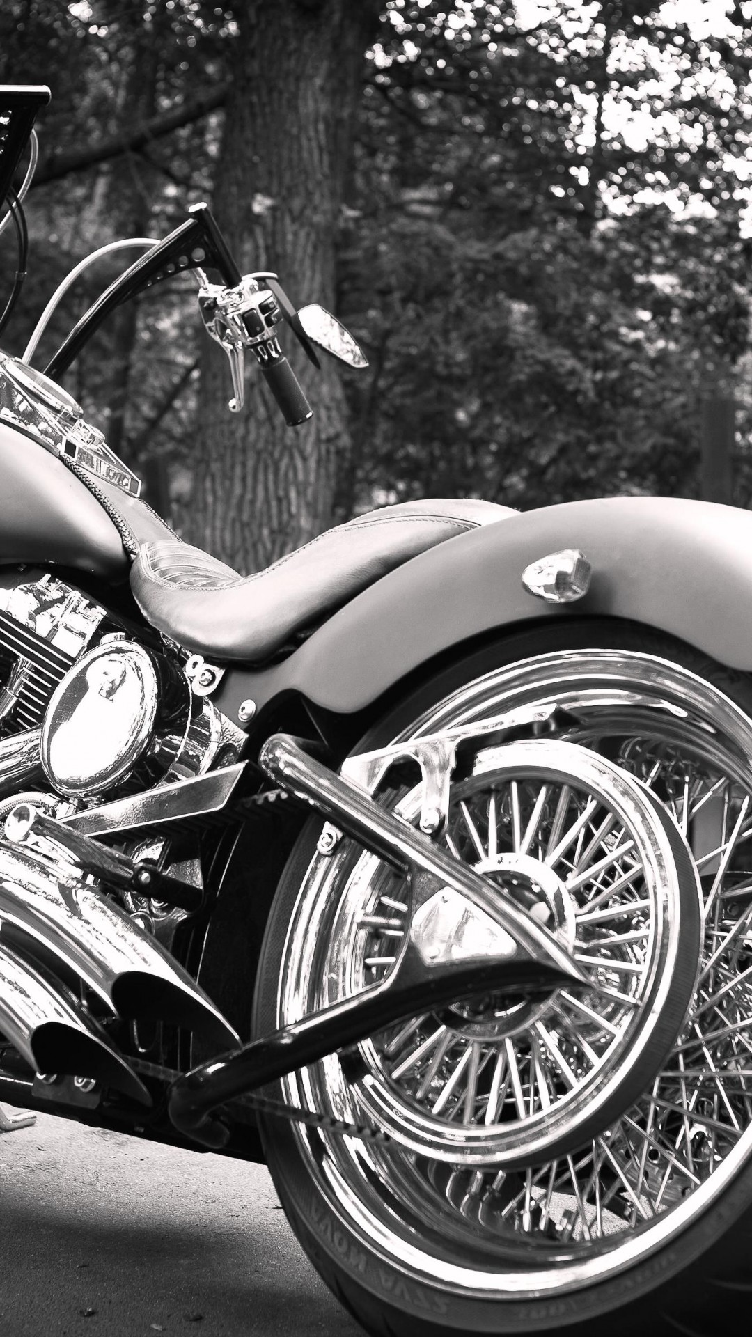 Motorcycle Bike Harley Davidson Balck And White Hd Harley Davidson Wallpaper Celular 1080x19 Wallpaper Teahub Io