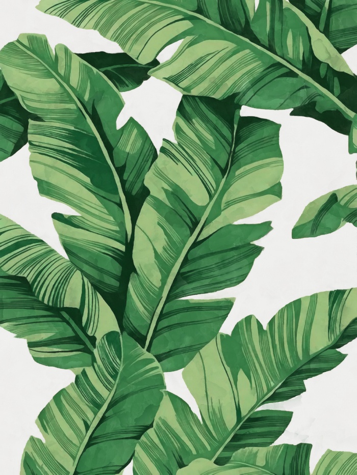 Tropical Banana Leaves Art Print By Catyarte Worldwide - HD Wallpaper 