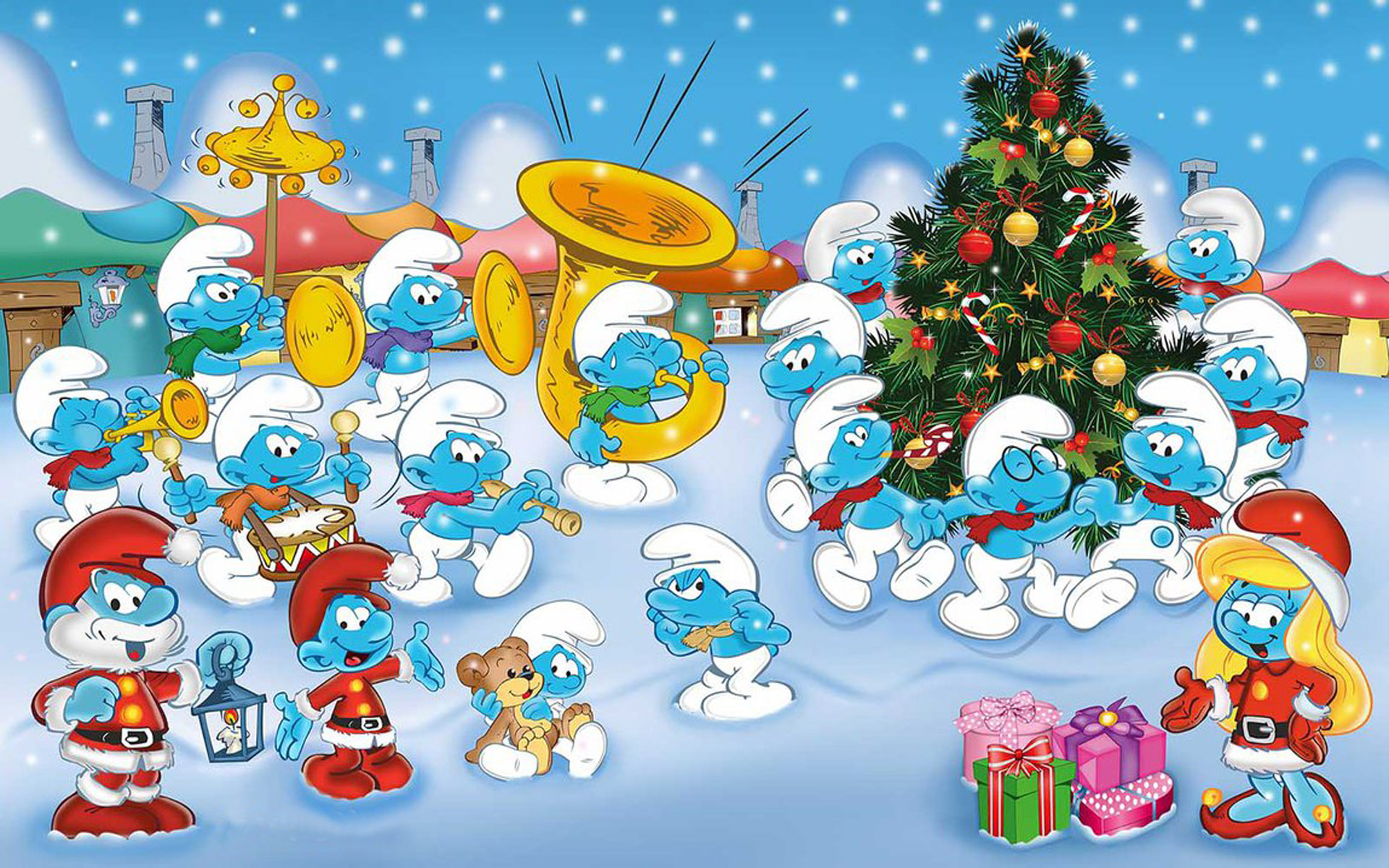 happy new year smurf