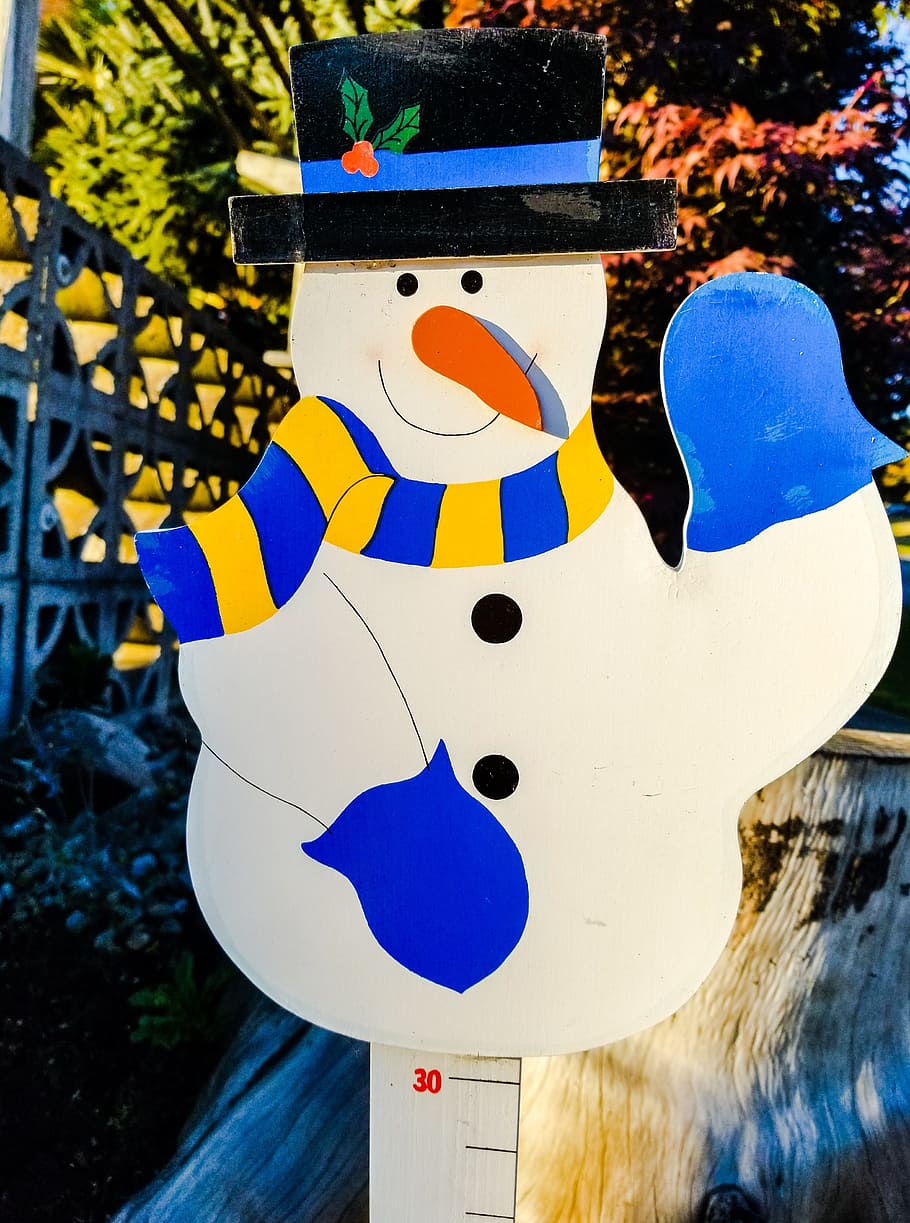 Snowman, Display, Winter, Decoration, Design, Outdoor, - Snowman - HD Wallpaper 