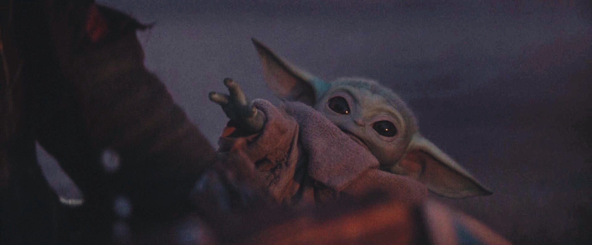 Baby Yoda The Force 19x794 Wallpaper Teahub Io