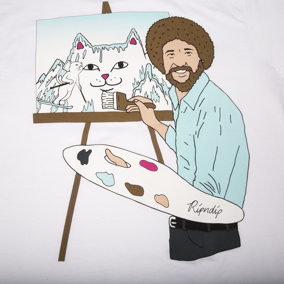 Bob Ross Ripndip Shirt - HD Wallpaper 