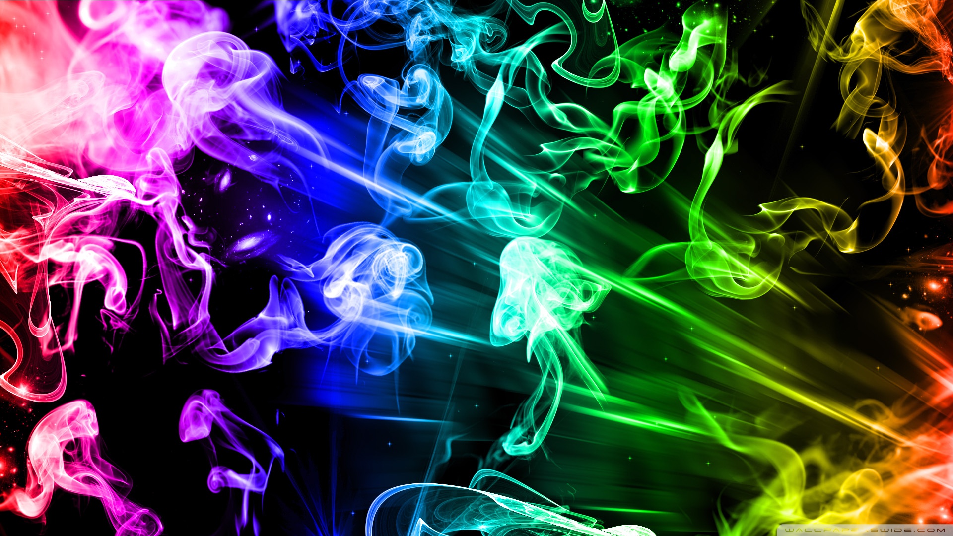 Rainbow Smoke Wallpaper 1920x1080 Wallpaper