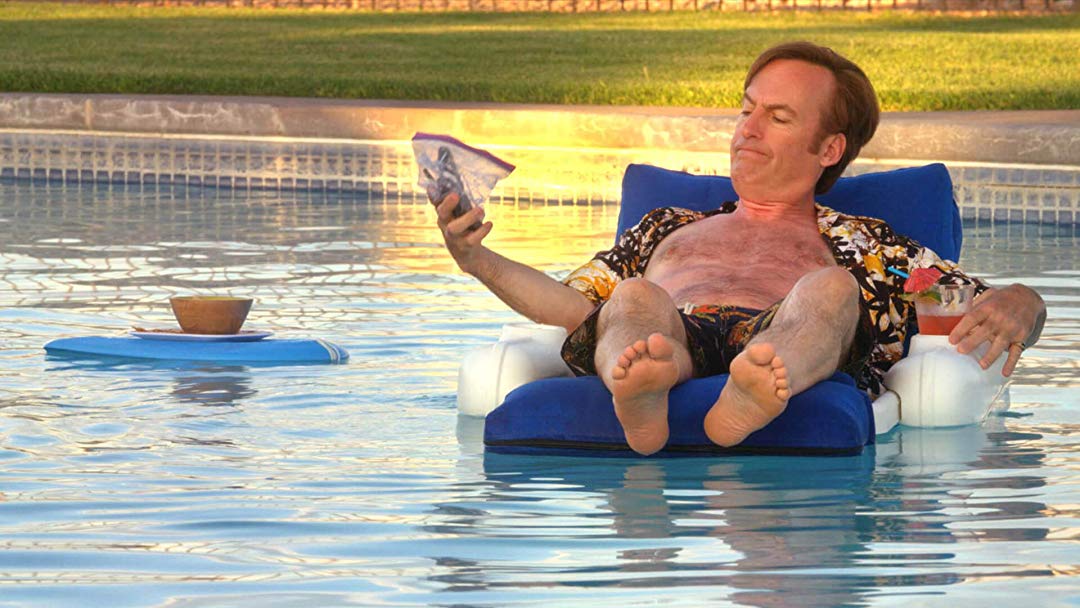 Saul Goodman In Swimming Pool X Wallpaper Teahub Io