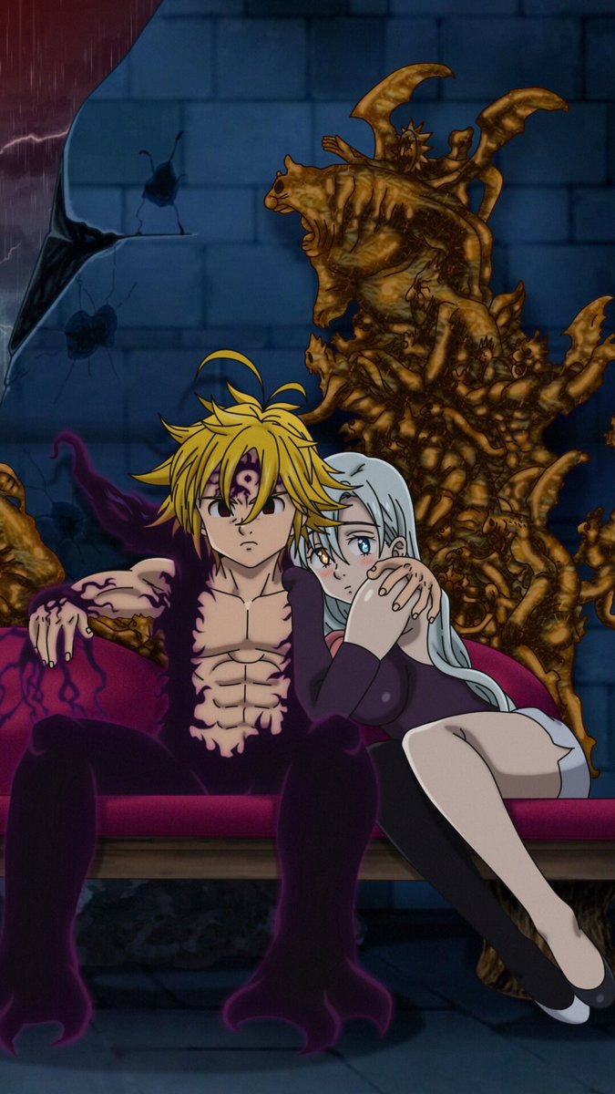 Meliodas Zeldris And Estarossa 675x1200 Wallpaper Teahub Io