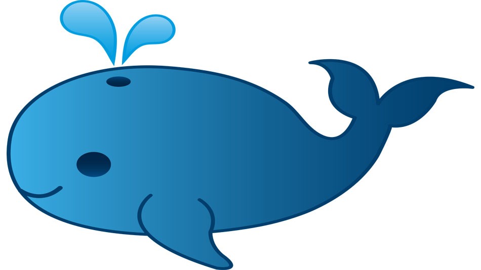 Cute Blue Whale Clipart - 950x534 Wallpaper - teahub.io