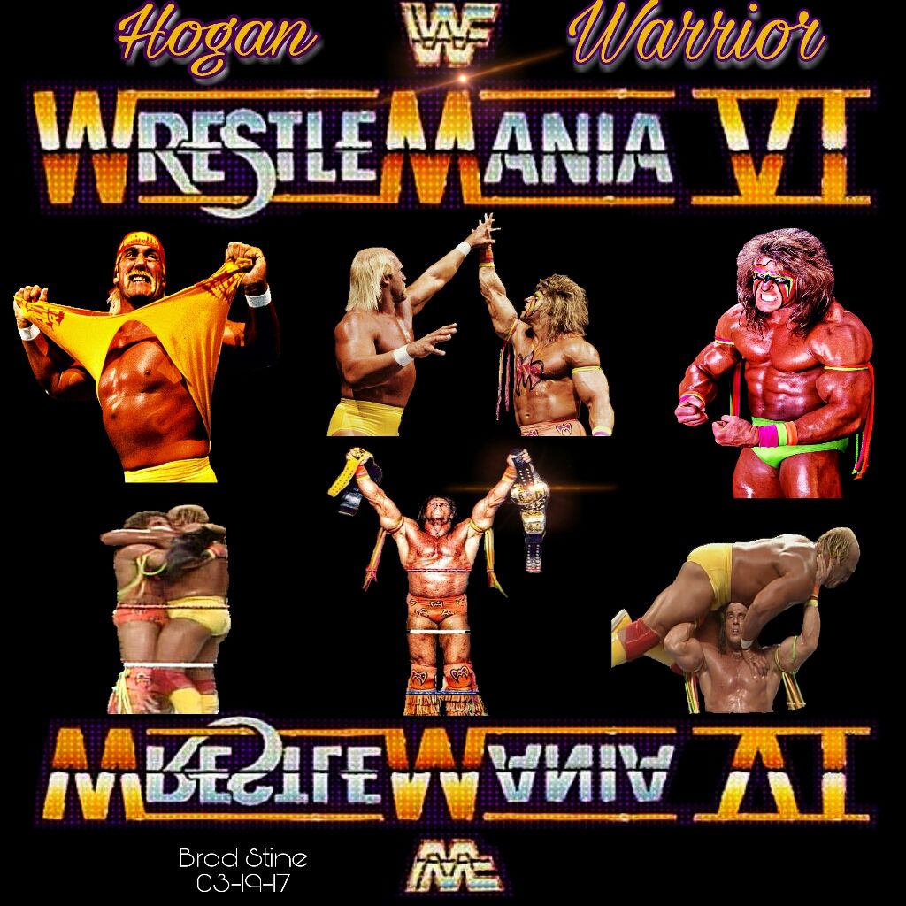 #wwe #wrestling #hulkhogan #ultimatewarrior #wrestlemania ...