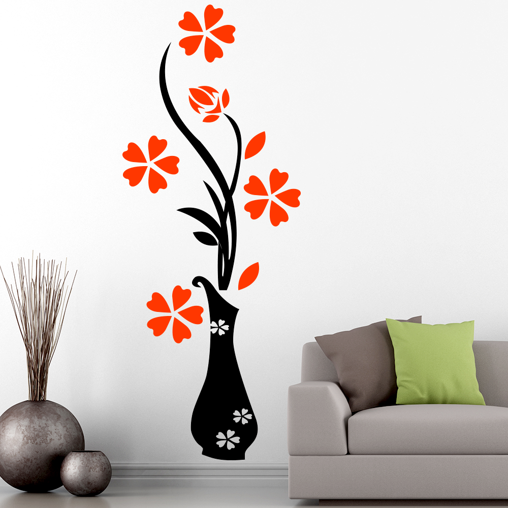 Sticker In Living Room - HD Wallpaper 
