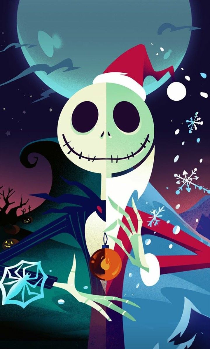 Nightmare Before Christmas Phone Background - 2021 Christmas Ornaments