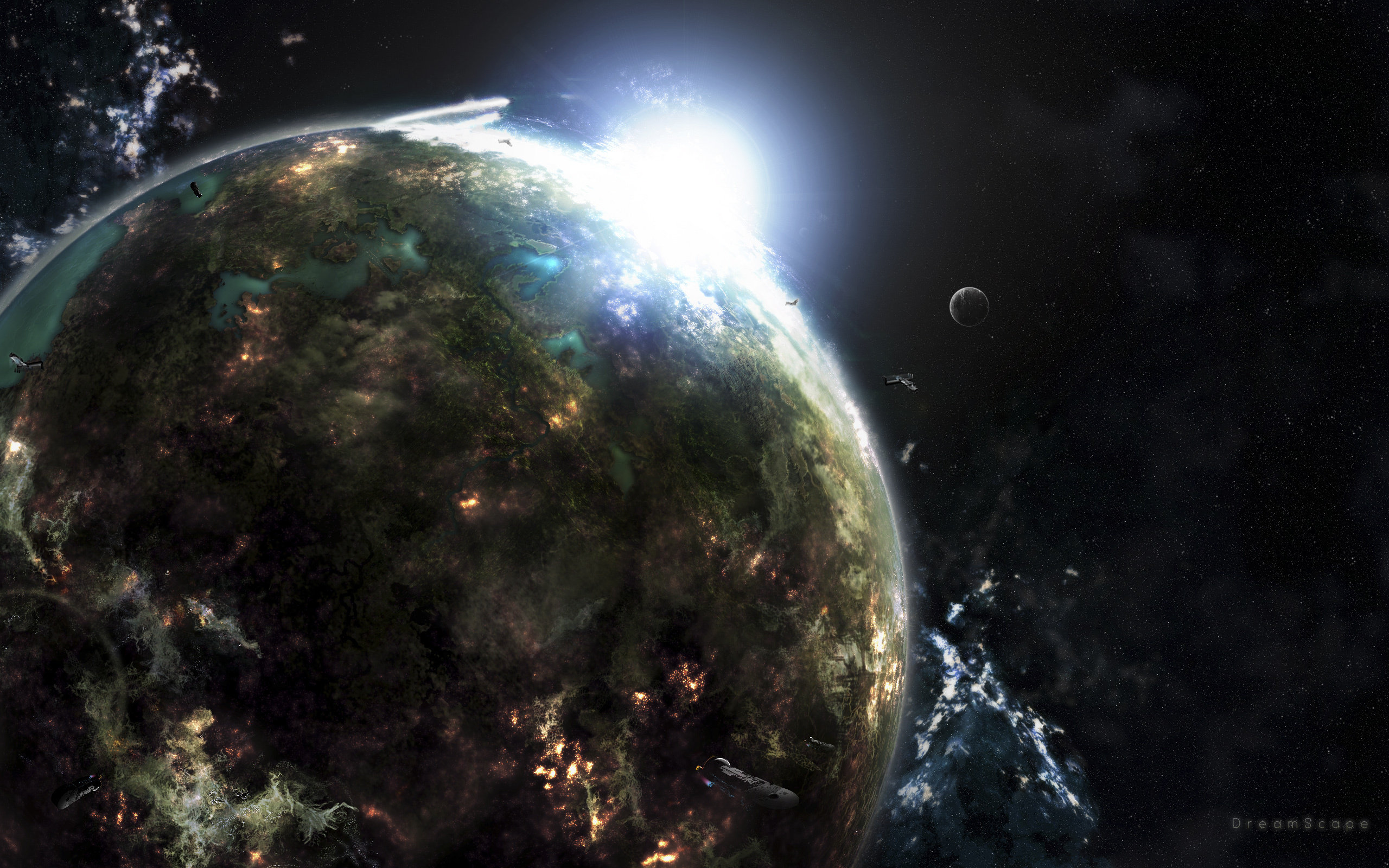 Space Art Wallpaper Weltraum Bilder 4 K 2560x1600 Wallpaper Teahub Io