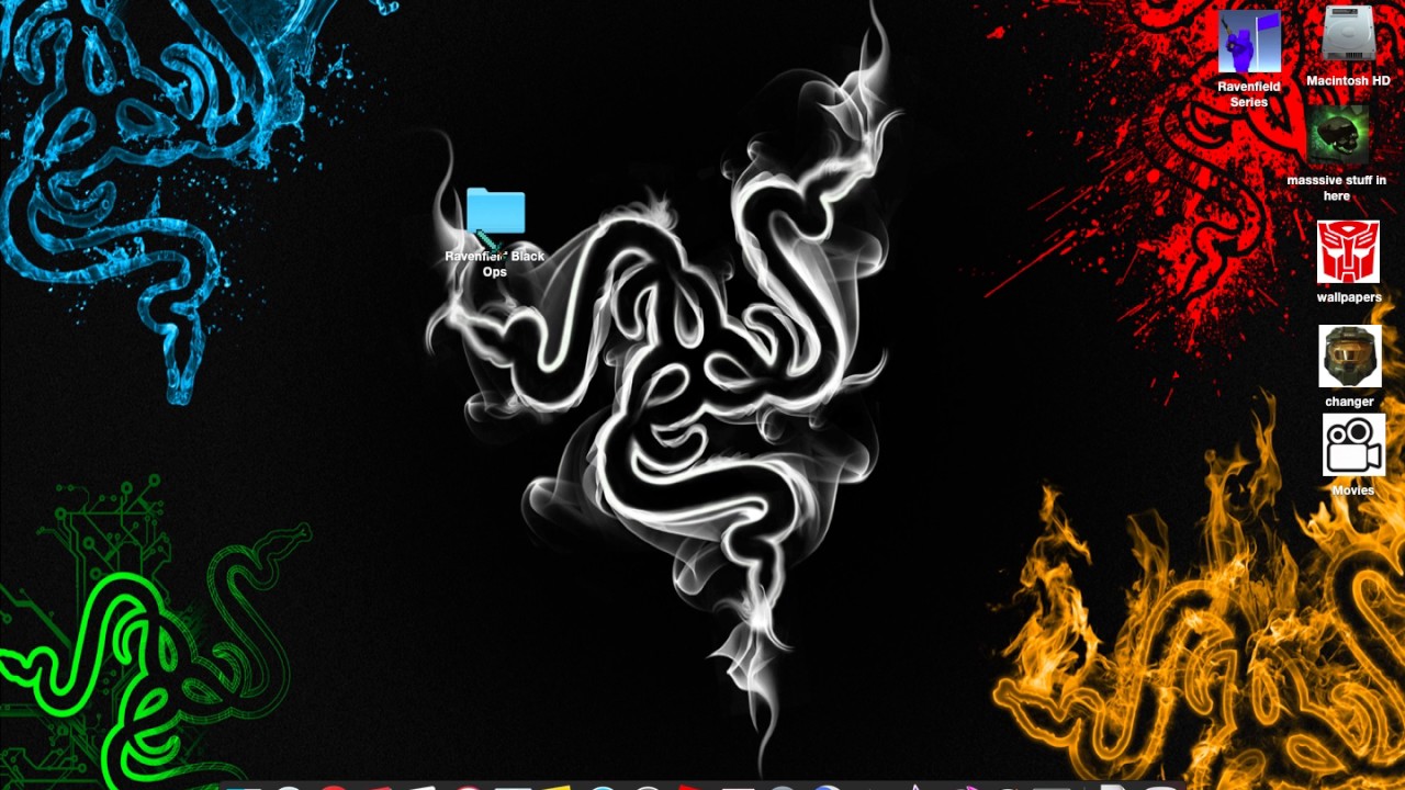 Razer Wallpaper Smoke Logo - HD Wallpaper 