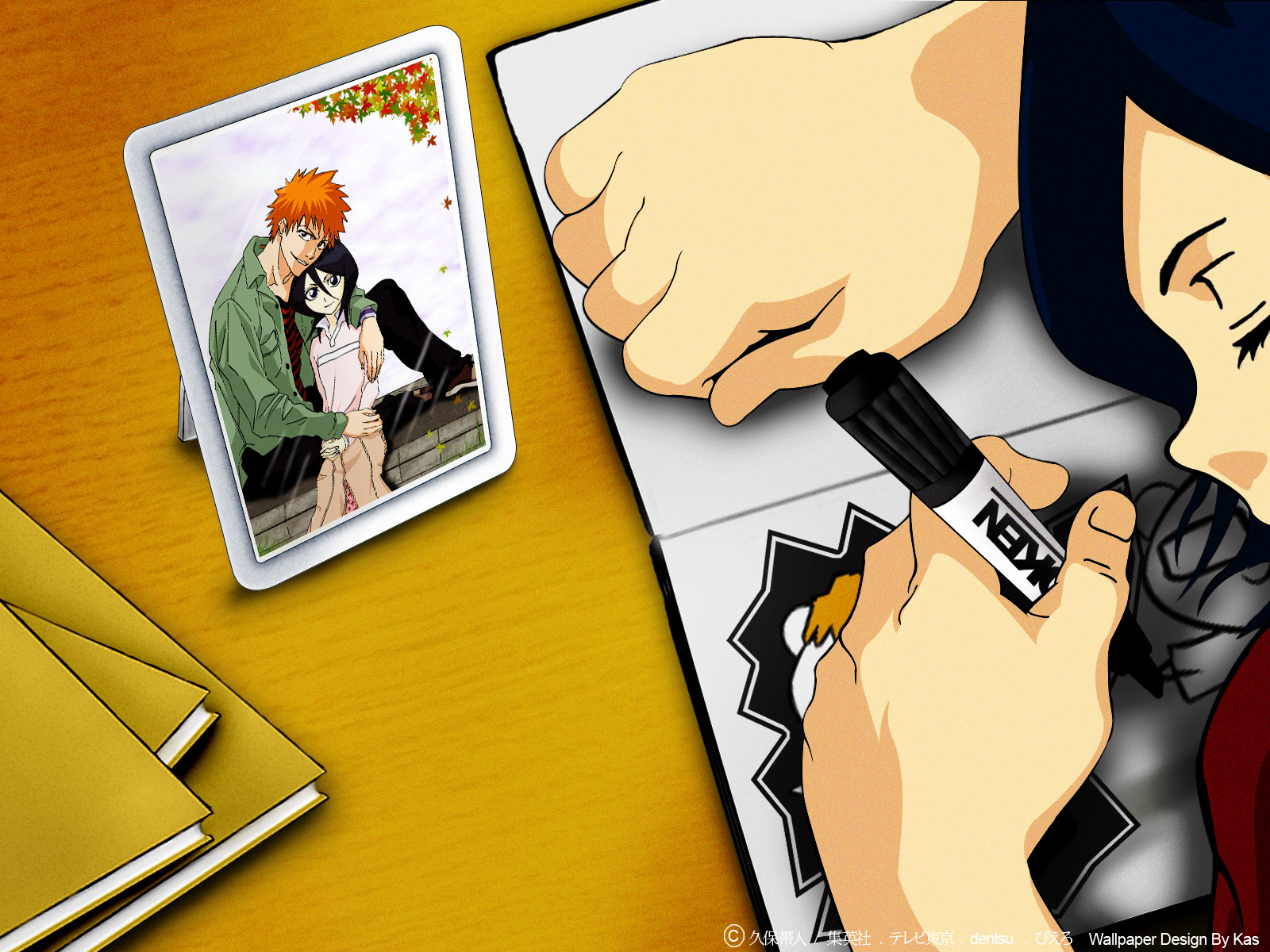 bleach ichigo and rukia wallpaper